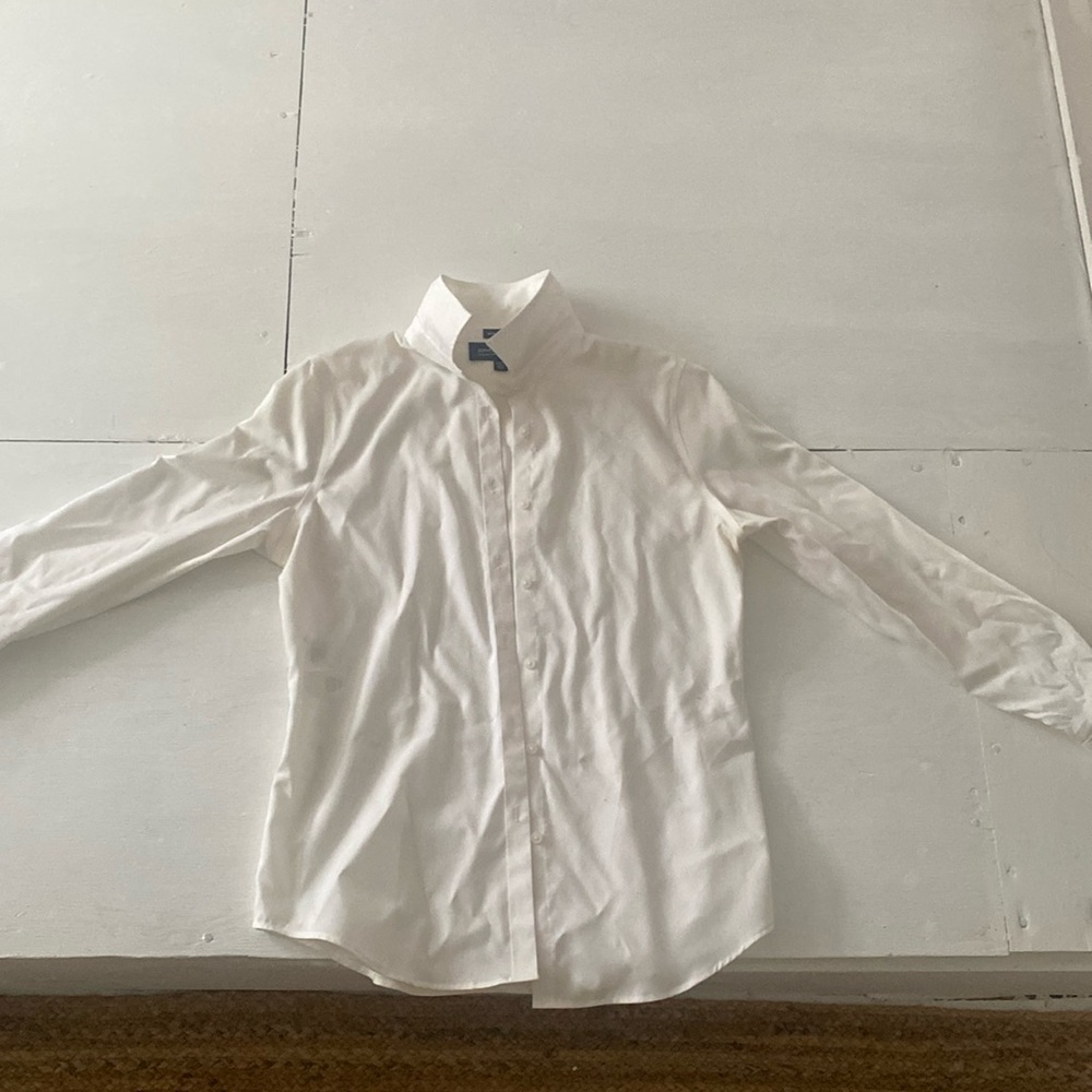 Classic white button down shirt